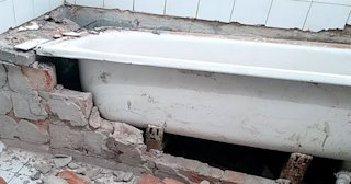 Демонтаж ванной комнаты в Гулькевичах - стоимость работ от 824 руб. | Сварной-Гль